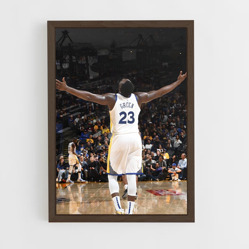 Poster Draymond en Feu – affiche Basketball (vue 5)